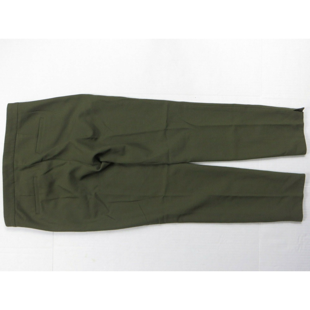Womens J Crew Martie Olive Side Zip Dress Pants Olive Color Size 4 Actual 29x26 - Picture 6 of 6